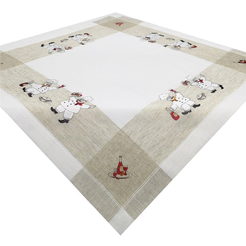 Bestickte Decke "Chefkoch"