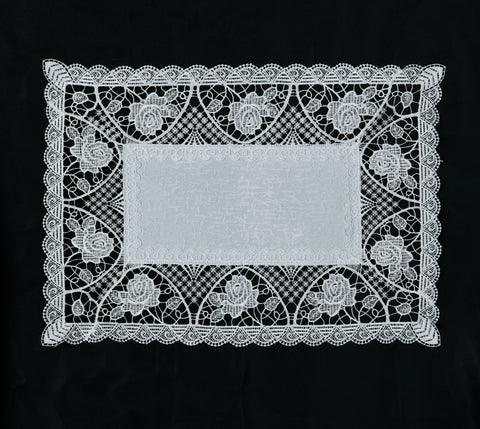 Spitzentischdecke "Rose"