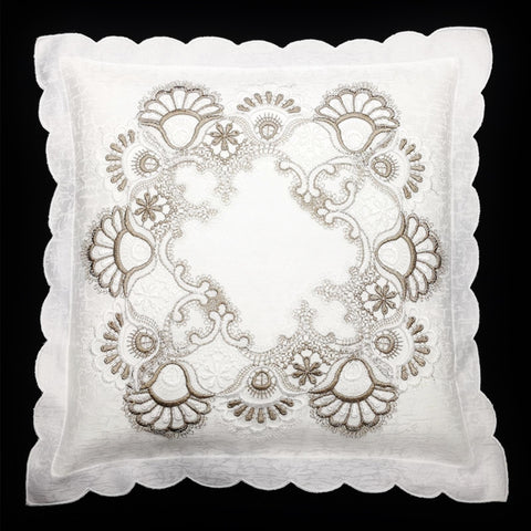 Spitzentischdecke Braun"Retro"