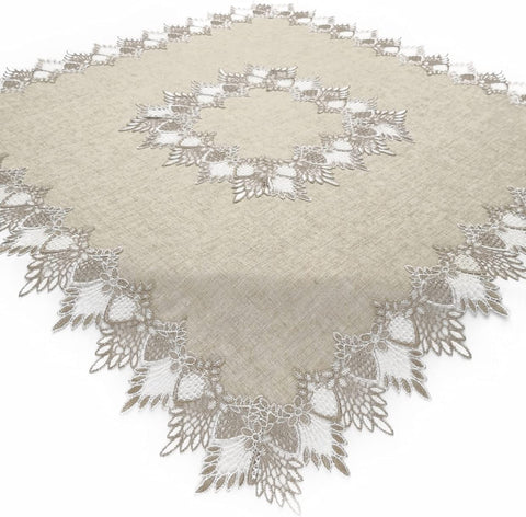 Spitzendecke "Feder"
