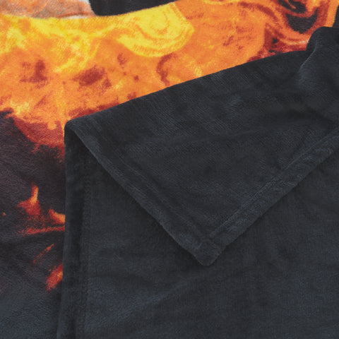 Wolldecke "Fußball"