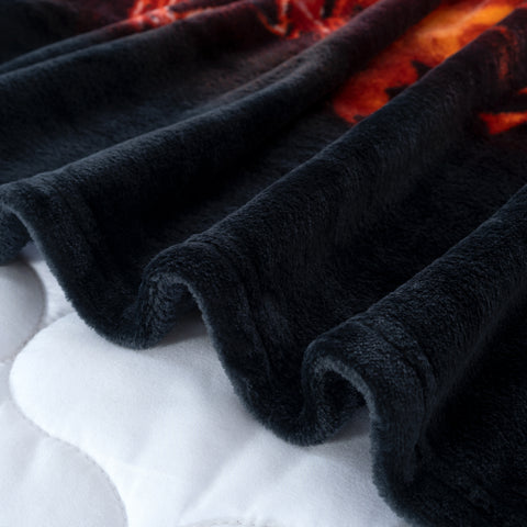 Wolldecke "Fußball"