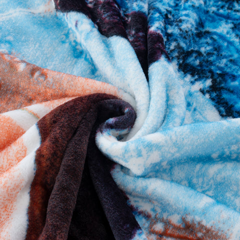 Wolldecke "Fußball"