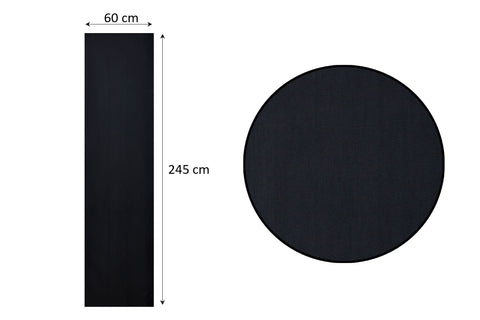 Rideau coulissant opaque 60x245cm