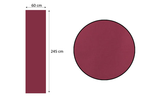 Rideau coulissant opaque 60x245cm