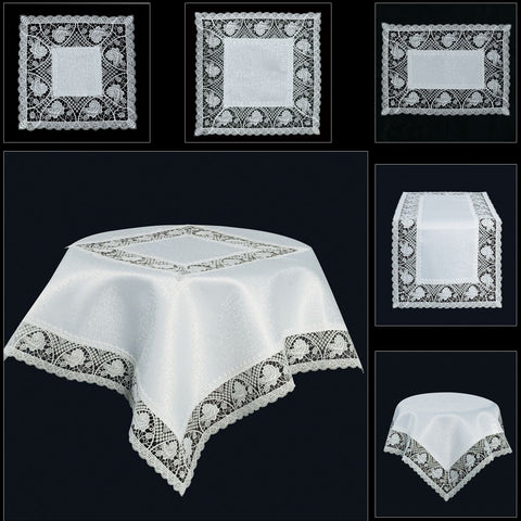 Spitzentischdecke "Rose"