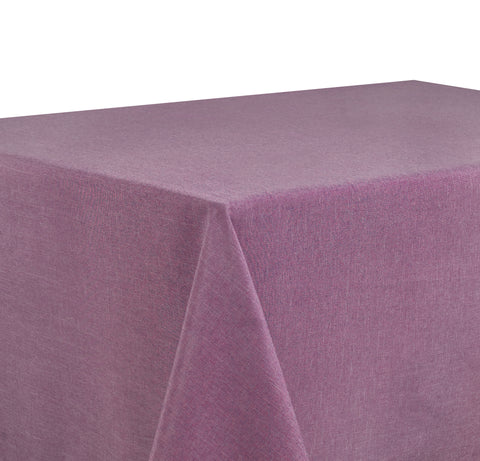 Aspect lin brillant / nappe carrée / largeur 130