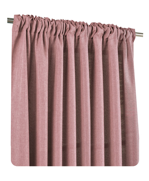 Brilliant linen look / curtain / eyelet &amp; ruffle tape / 140x245cm