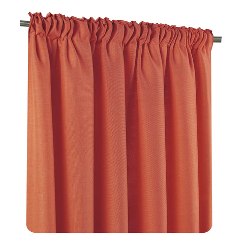 Brilliant linen look / curtain / eyelet &amp; ruffle tape / 140x245cm